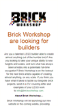 Mobile Screenshot of brickworkshop.com