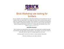 Tablet Screenshot of brickworkshop.com
